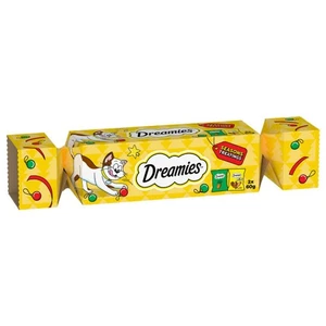 Dreamies Season Of Goodies Christmas Cracker Ideal Xmas Treat Gift For Cats 120g - Picture 1 of 7