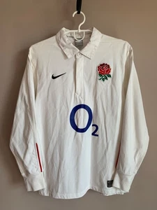 Maglia manica lunga Inghilterra 2012 Home Rugby Union maglia Nike taglia S - Foto 1 di 13