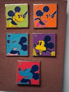 Disney 2010 Hidden Mickey WARHOL Series Cast Lanyard Neon Mickey Pin 5 - Imagen 1 de 10