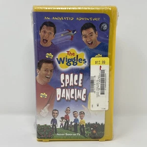 The Wiggles Space Dancing VHS New Sealed Hardcase Never Seen on TV - Picture 1 of 6