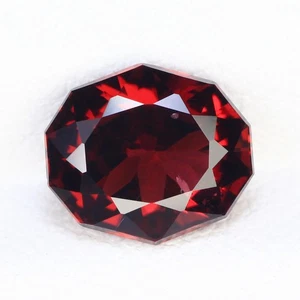2.05 Ct Perfect Oval 8.5 x 7.2 MM 100% Natural Pinkish Red Mozambique Rhodolite - Picture 1 of 8