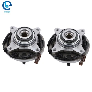 2x Front Side Wheel Hub Bearing Assembly w/ 6-Lug for Ford F-150 2015-2017 4WD - Picture 1 of 11