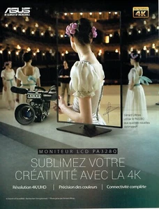 Publicité Advertising 120 2016 ASUS moniteur LCD PA 328Q 4k Gerard Uféras - Foto 1 di 1