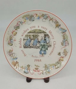 ThriftCHI ~ Beatrix Potter Peter Rabbit Wedgwood Collectors Plate 1984 - Bild 1 von 7