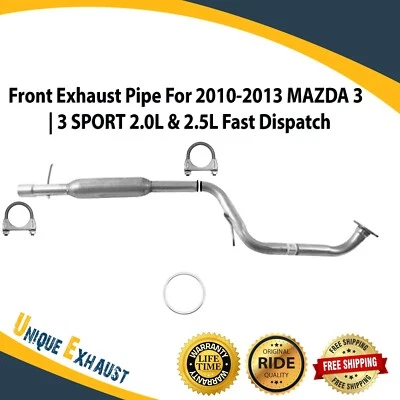 Tubo de escape delantero para MAZDA 3 | 3 SPORT 2010-2013 2,0 L y 2,5 L envío rápido Foto 1 de 4