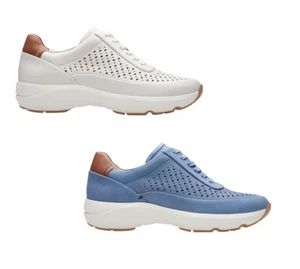 *VENTE* Femmes CLARKS TIVOLI GRACE Cuir Lacets Chaussures - Picture 1 of 16