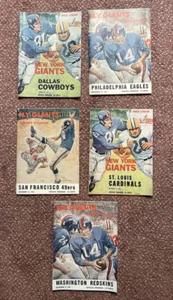 1963 New York Giants Yankee Stadium Official Program (5) - Picture 1 of 12