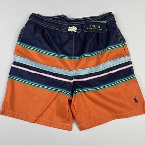 Polo Ralph Lauren Big Boys Swim Trunks Shorts Size LARGE(14-16) Multi Striped - Picture 1 of 8