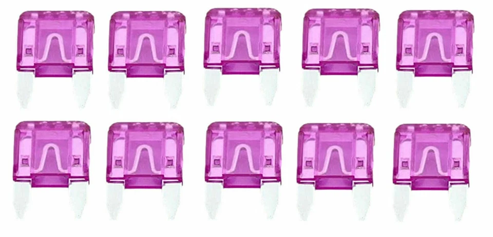 3 Amp ATM Mini Blade Fuse Replacement for Auto Car Truck Boat SUV 10 Pack - Image 1 of 1