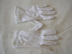 Gants fins blancs Femme XXS / XS G024 - Imagen 1 de 4