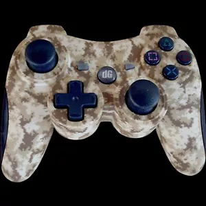 Controlador inalámbrico Shadow dreamGEAR PS3 Playstation 3 Desert Camo probado - Imagen 1 de 4