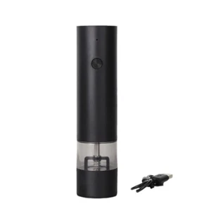 Electric Peppers Grinder USB Rechargeable Adjustable Mill for Kitchen Cooking - Picture 1 of 8