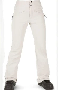Volcom womens Battle Stretch Snowpant Snow pants NWT $230 women’s large cream - Picture 1 of 4