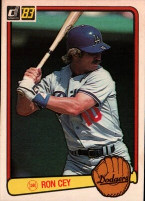1983 Donruss Baseball  #84 - Ron Cey - Los Angeles Dodgers   83-188 - Image 1 of 2