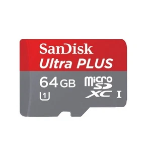 Speicherkarte SanDisk Ultra Plus 64GB microSDXC UHS-I U1 fur Smartphone - Bild 1 von 1