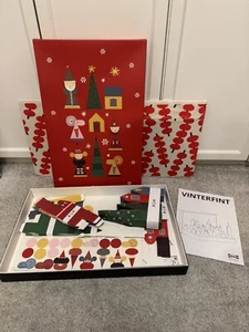 IKEA Vinterfint ADVENTSKALENDER Weihnachtsdorf Gebäude im Originalkarton - Bild 1 von 3
