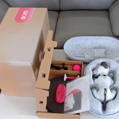 Sony AIBO ERS-1000 Entertainment Robot Dog Ivory White working used From Japan - Image 1 of 4