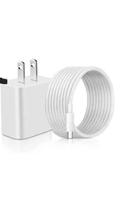 20W USB C Type C Adapter Fast Charger For iPhone 14/13/12/11/ProMax - Picture 1 of 4