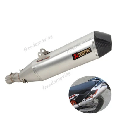 Tubo trasero silenciador escape medio modificado para DUKE 690 Enduro R 690SMC R 2008-2018 Foto 1 de 4