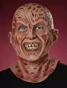 Freddy Krueger Mask A Nightmare on Elm Street Halloween Adult Costume Accessory - Picture 1 of 1