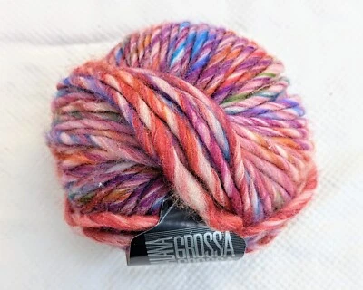 Vintage NOS Lana Grossa Colore Italian Virgin Wool 50g Ball of Color D-85080  - Image 1 of 4