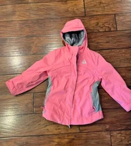 Gerry Girl Snow Cold Weather Jacket Full Zipper Hoodie Pink Size 7/8 - Picture 1 of 4