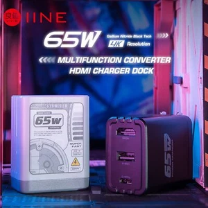 IINE 65W For Nintendo Switch iPhone Macbook HDMI Video Conversion PD Charger  - Picture 1 of 12