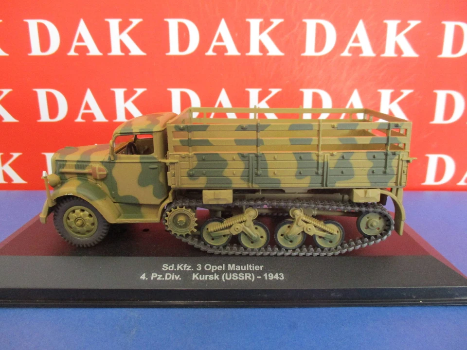 Die cast 1/43 Modellino Camion Opel Maultier Sd.Kfz.3 - 4 Pz. Div. Kursk 1943 - Immagine 1 di 4