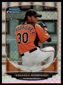 2013 Bowman Chrome Eduardo Rodriguez Baseball Cards #BCP207 - Picture 1 of 2
