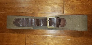 Cinturón de oficial del ejército japonés Segunda Guerra Mundial para hebilla de katana espada Gunto - Imagen 1 de 5