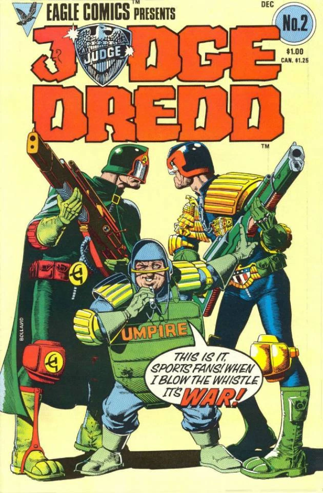 JUDGE DREDD 2. The 1983 EAGLE COLOUR SERIES. WAGNER, BOLLAND,McMAHON etc.2000AD