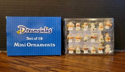 De Colección Dreamsicles Navidad Mini 1" Figuras Adornos Conjunto de 18 Paz Amor Alegría Foto 1 de 4