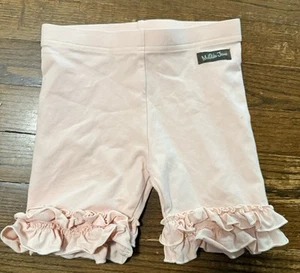 Matilda Jane Girl’s Sz 6 Shorts Shorties Peach Ruffle LN School Church - Picture 1 of 8