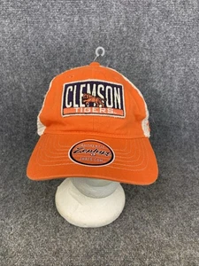 Clemson Tigers Zephyr Snap Back Mesh Orange Beige Hat Cap NEW - Picture 1 of 8