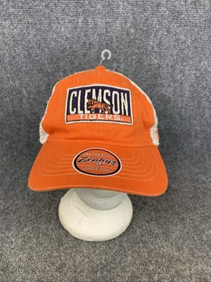 Clemson Tigers Zephyr Snap Back Mesh Orange Beige Hat Cap NEW - Image 1 of 4