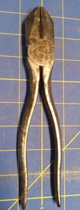 Vintage gebrauchte Utica Tools 1950-8 Lineman Zange Drahtschneider Handwerkzeug - Bild 1 von 5