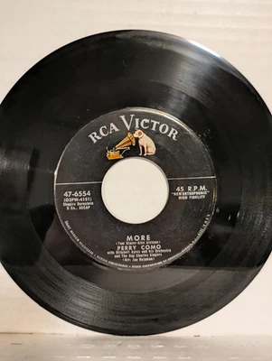 45 ~Perry Como: "Glendora / More" 1956 RCA Victor (NM-) Foto 1 de 4