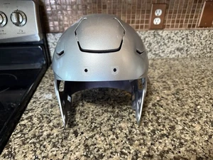 Riddell SpeedFlex Football Helmet Painted Silver EMPTY SHELL ONLY - Adult Large - Picture 1 of 10