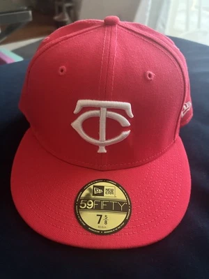 Gorra de béisbol New Era Minnesota Twins 59FIFTY ajustada paquete rosa MLB color raro Foto 1 de 4
