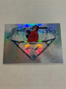 2020 BOWMAN DRAFT CHROME BRYCE BALL 27/99 APPLIED PRESSURE ON CARD AUTO BRAVES - Picture 1 of 2