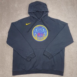 Golden State Warriors Hoodie Mens 2XL Black NBA Basketball Nike Chinese New Year - Picture 1 of 10