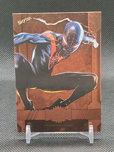 2024 Skybox Marvel Metal Universe Avengers Copper Miles Morales #54 JH - Picture 1 of 2