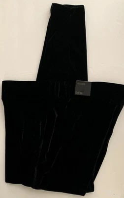 Mujer Lane Bryant NEGRO TERCIOPELO LEGGINGS 14/16 NUEVO Pantalones NUEVO CON ETIQUETAS $59 Foto 1 de 2