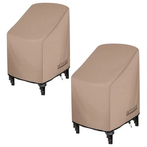 Stackable Patio Chair Cover – Waterproof Outdoor Stack of Chairs Cover 2 Pack... - Picture 1 of 7