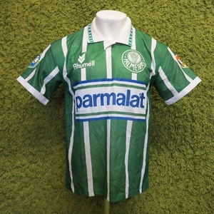 1993-1994 PALMEIRAS HOME FOOTBALL SHIRT "8" (MAZINHO) MATCH ISSUE L 8.5/10 RARE - Picture 1 of 15