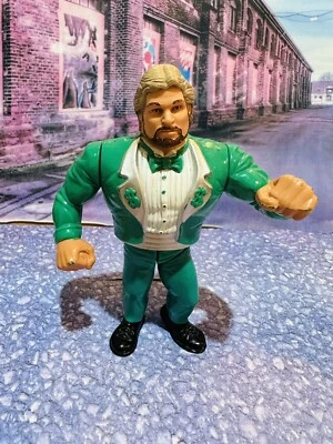 Traje verde de colección WWF Hasbro Titan Sports 1991 Million Dollar Man Action Works Foto 1 de 4