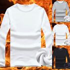 Winter Warmth at Its Best Men's Thermal Underwear Tops Fleece Thickened T Shirt