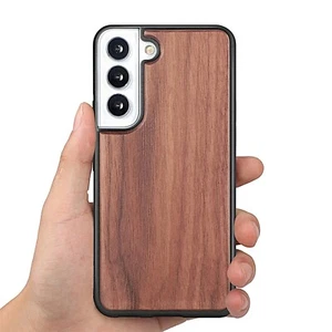 Wooden Case for Samsung Galaxy A13 A14 A15 4G 5G protective phone cover wood - Picture 1 of 9