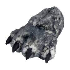 Wolf Paw Slippers - Gray Animal Claw Feet Slippers for Men and Women