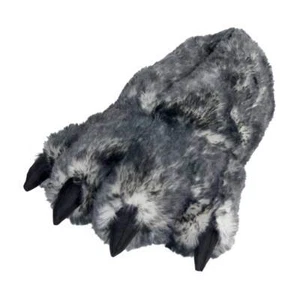 Wolf Paw Slippers - Gray Animal Claw Feet Slippers for Men and Women - Picture 1 of 6